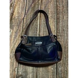 Stone Mountain black leather hobo purse